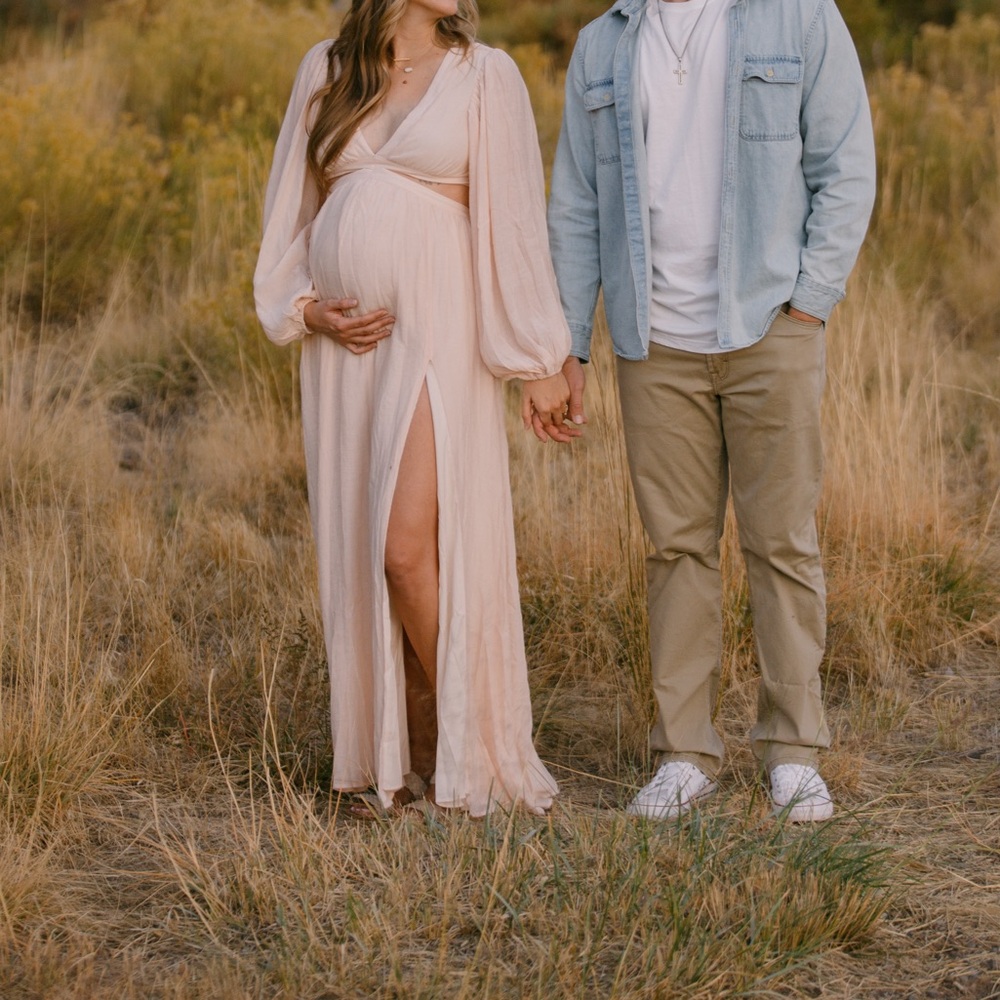 Showpo. Blush Long Sleeve Dress